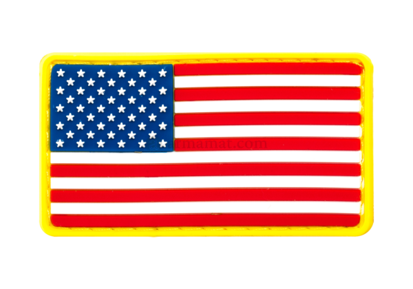US FLAG GUMMIPLATE