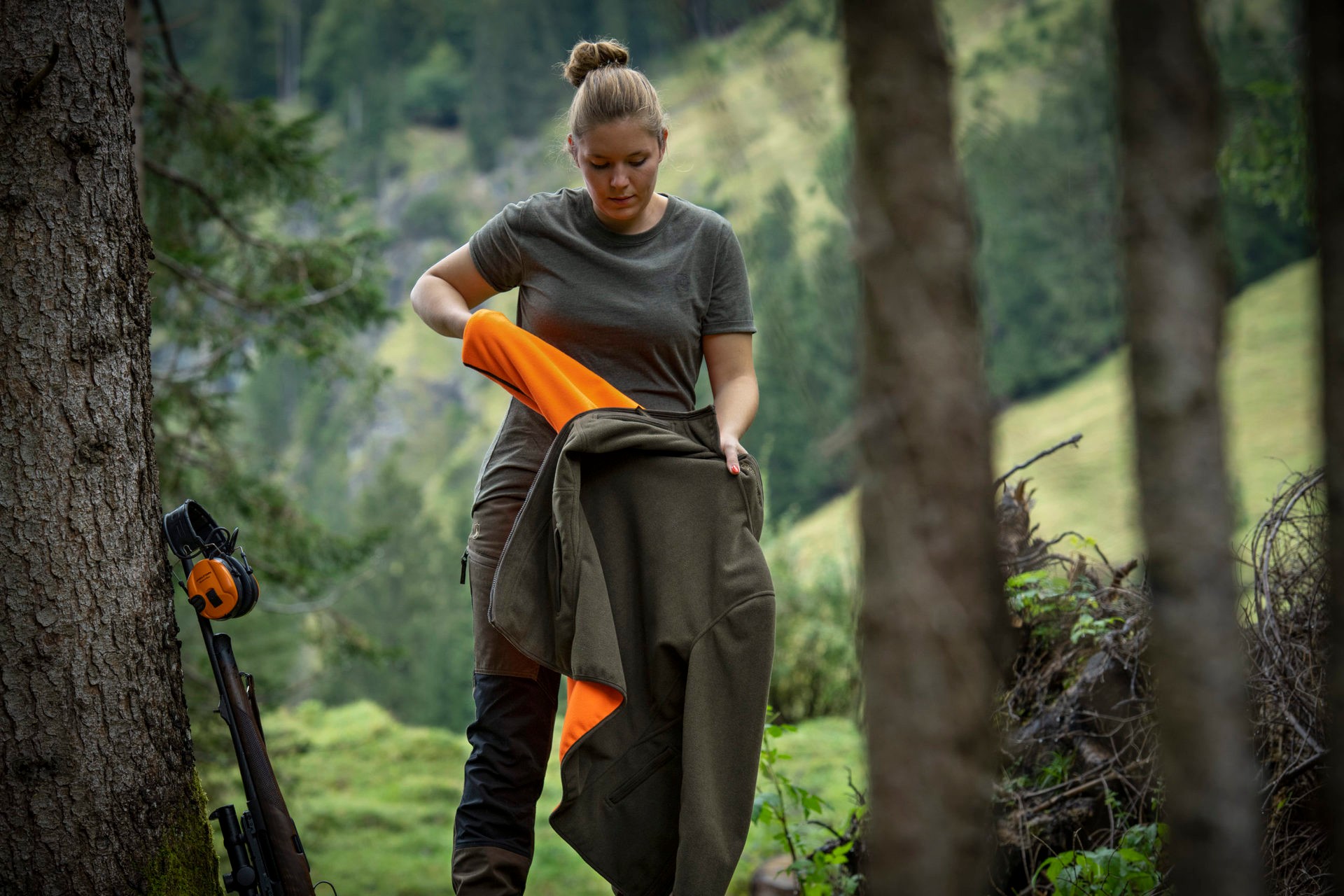 miljøforkæmper dommer tæppe Fleece jakke dame fra danske Deerhunter | Køb hos Wolf Tactical
