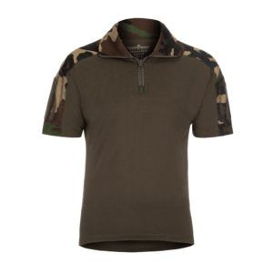 Combat Shirt Short Sleeve woodland camo 2