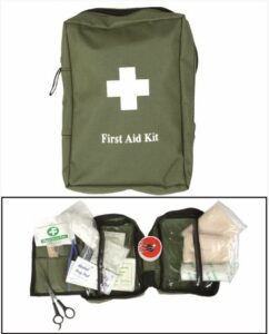 Førstehjælpstaske | OD FIRST AID KIT LARGE - Mil-Tec