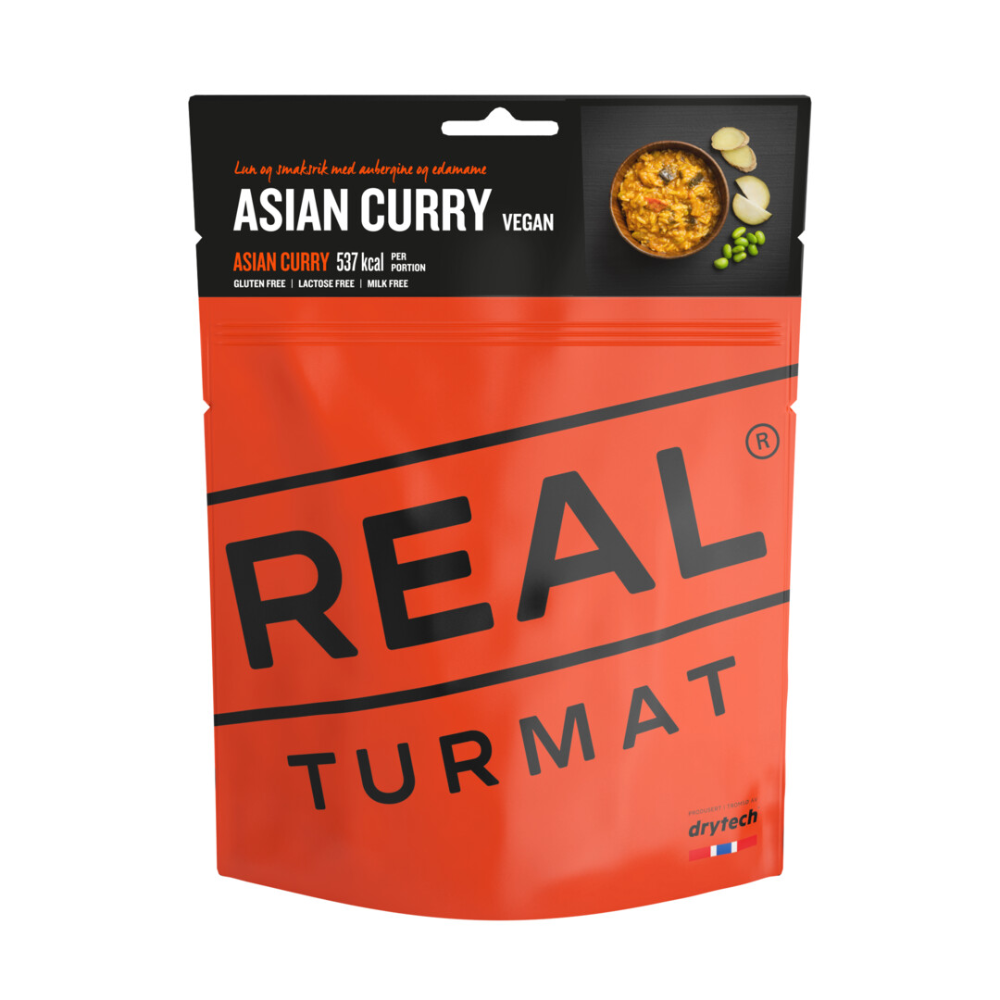 Real Turmat Asiatisk karry Frysetørret mad
