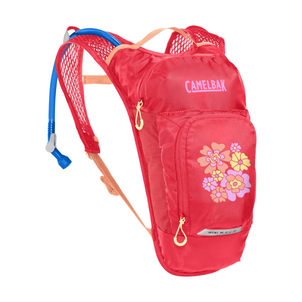 CamelBak Kids' Mini M.U.L.E. 1.5L Drikkerygsæk til børn - Pink/Flowers