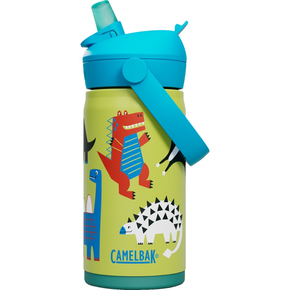 Camelbak Thrive Flip Straw Kids Vss 12oz - Dino Jam - Str. .35L / 12 oz - Drikkeflaske