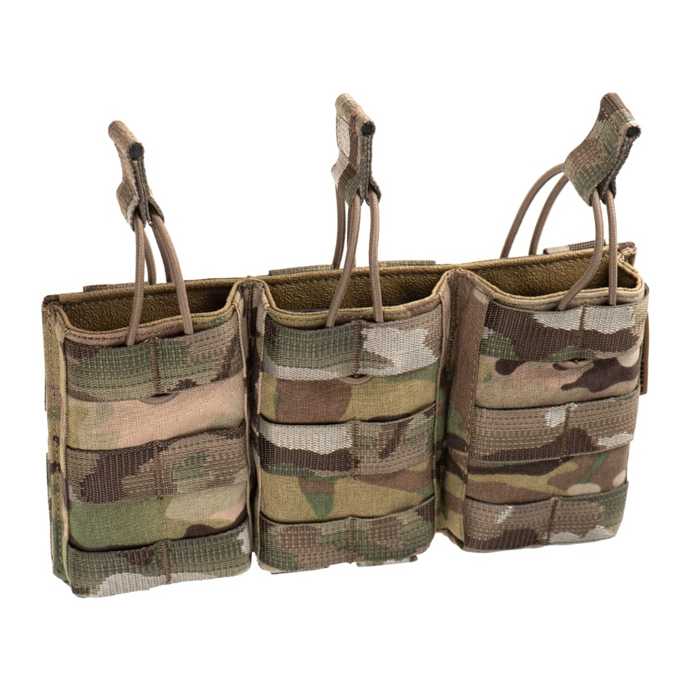 Clawgear 5.56mm Open Triple Mag Pouch Core MultiCam Magasintaske