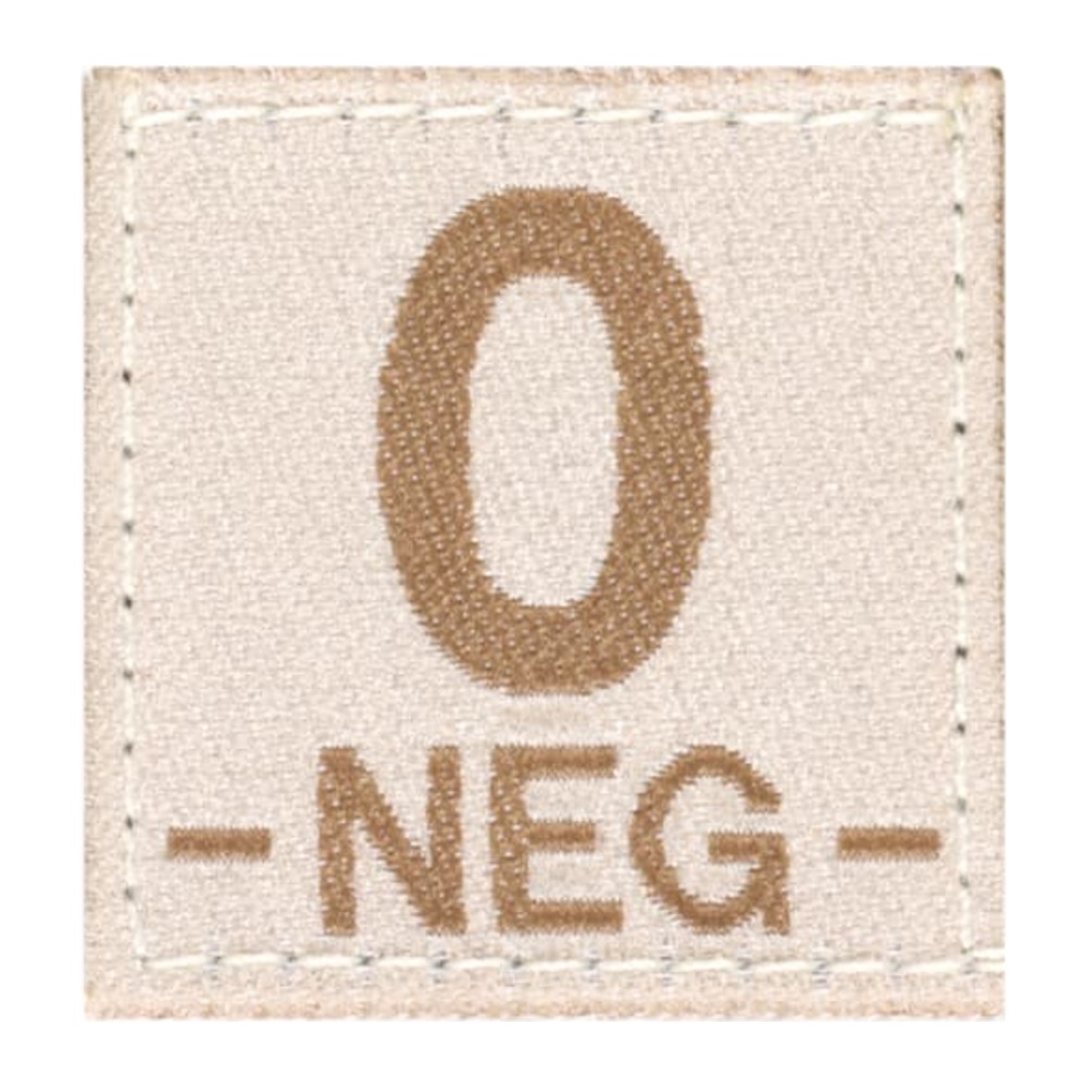 Clawgear Bloodgroup Patch Blodtype patch - Desert