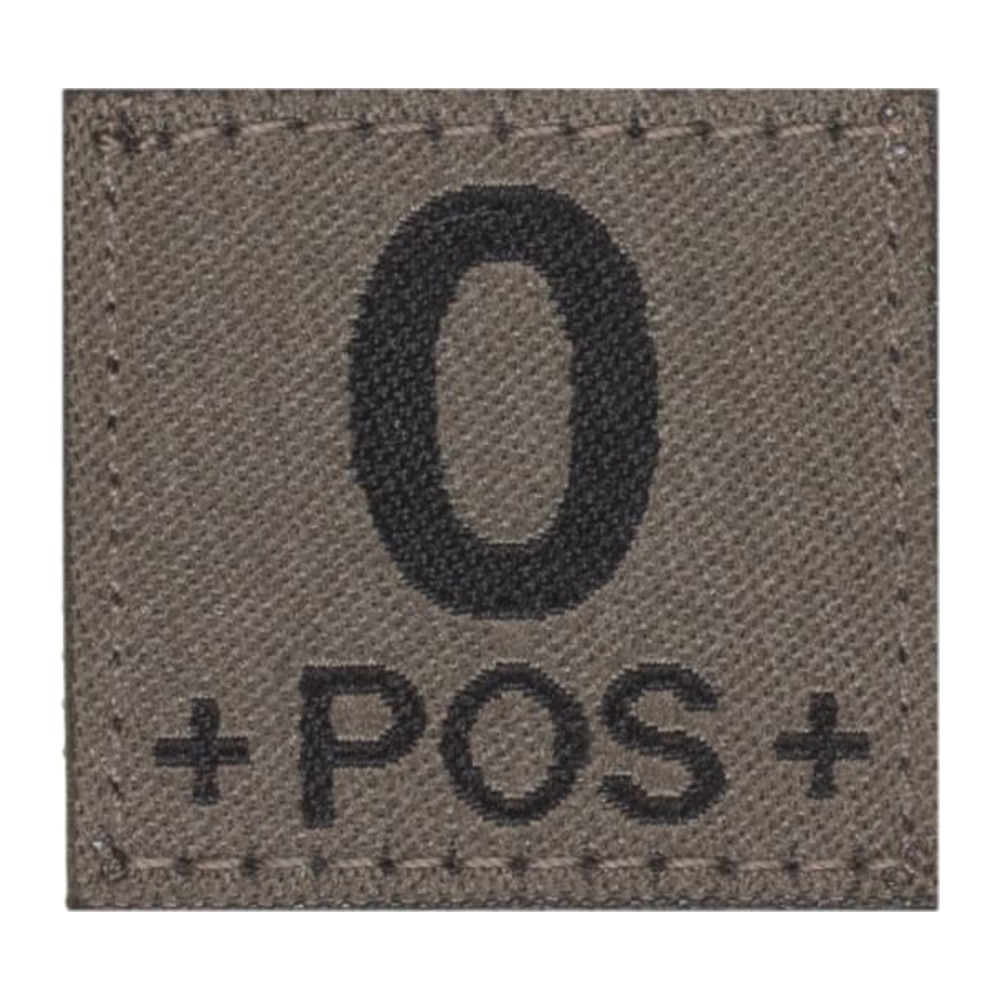 Clawgear Bloodgroup Patch Blodtype patch - RAL 7013