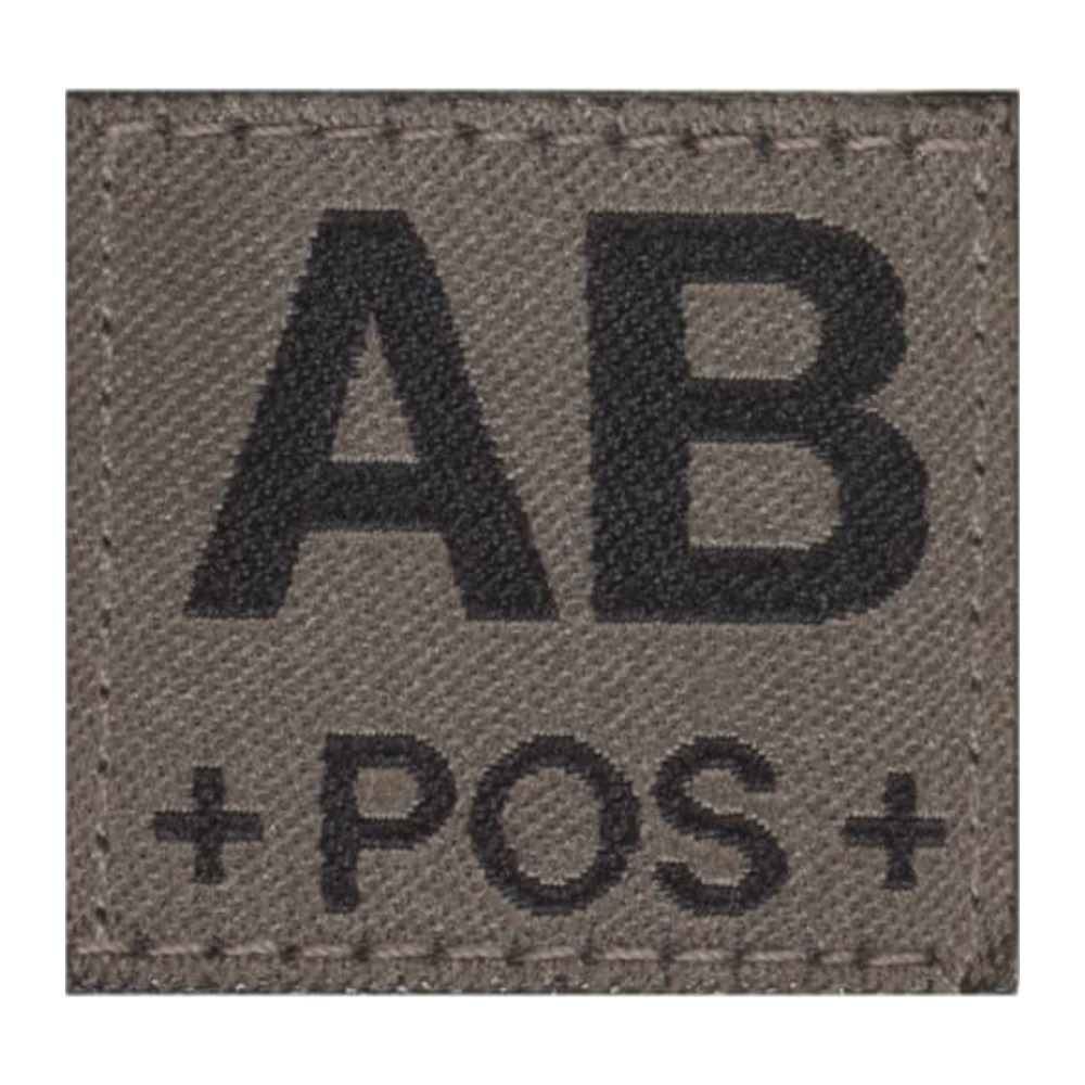 Clawgear Bloodgroup Patch Blodtype patch - RAL 7013