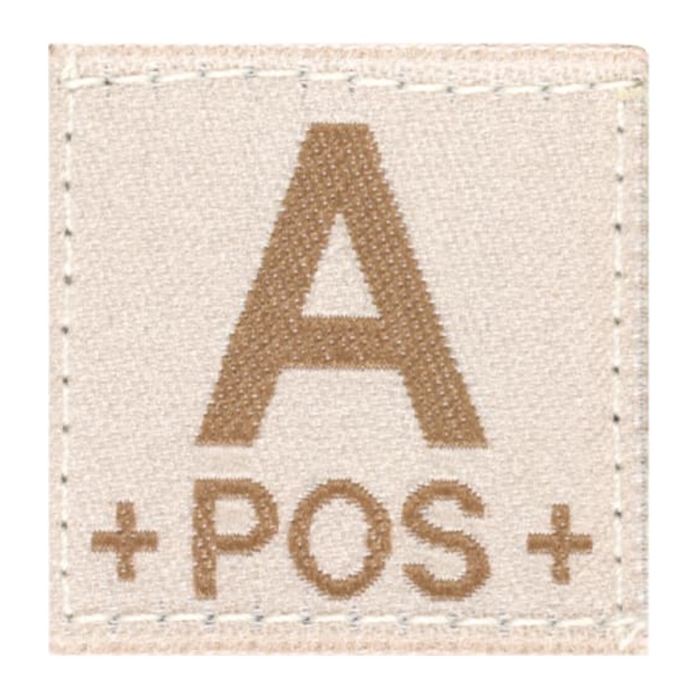 Clawgear Bloodgroup Patch Blodtype patch - Desert
