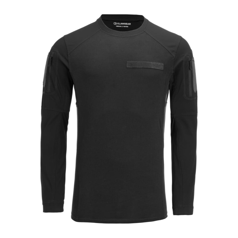Clawgear Instructor Shirt MK III LS LW Langærmet t-shirt - XS - Black
