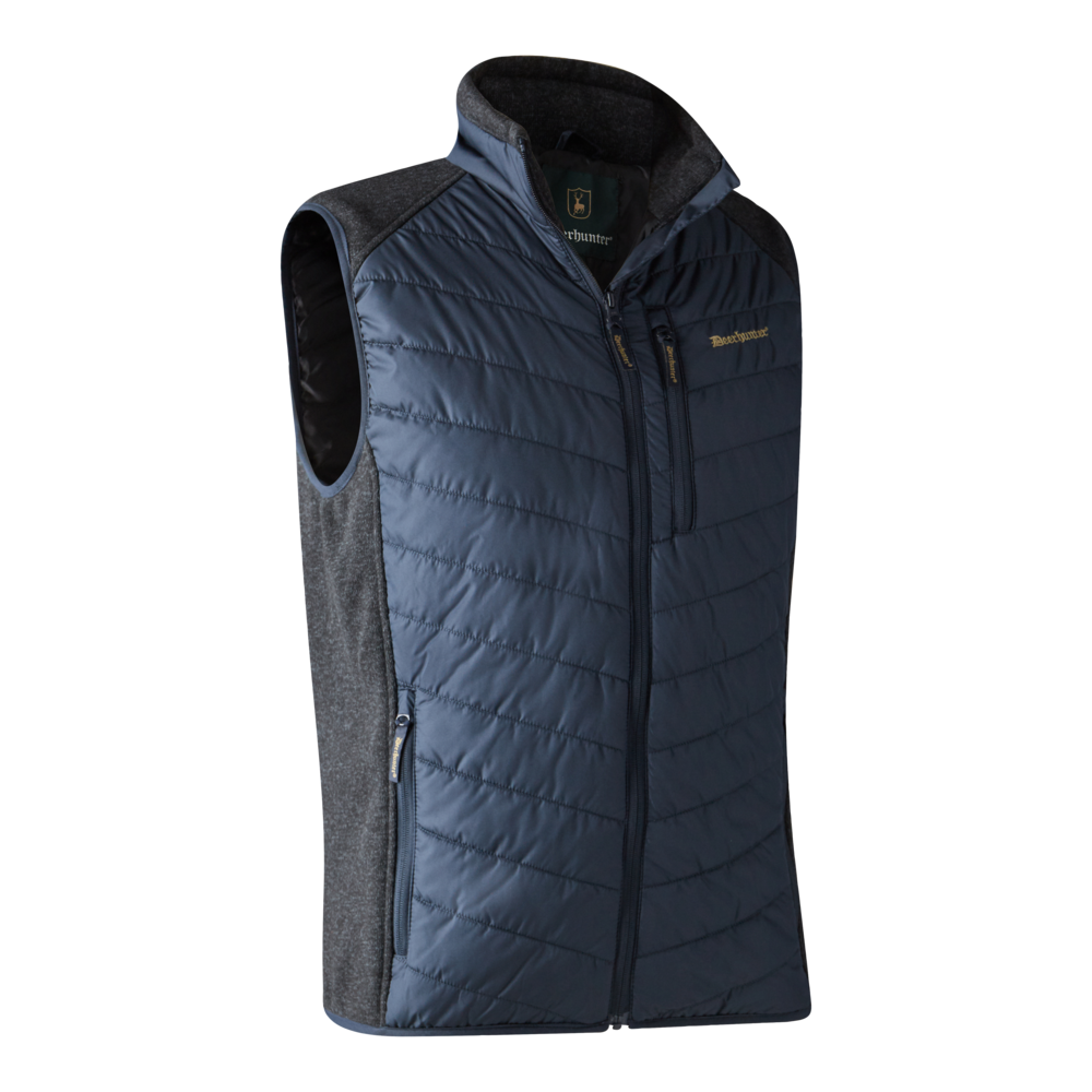 Deerhunter Moor Vatteret Vest med strik herre - XXXXXL - Dark Blue