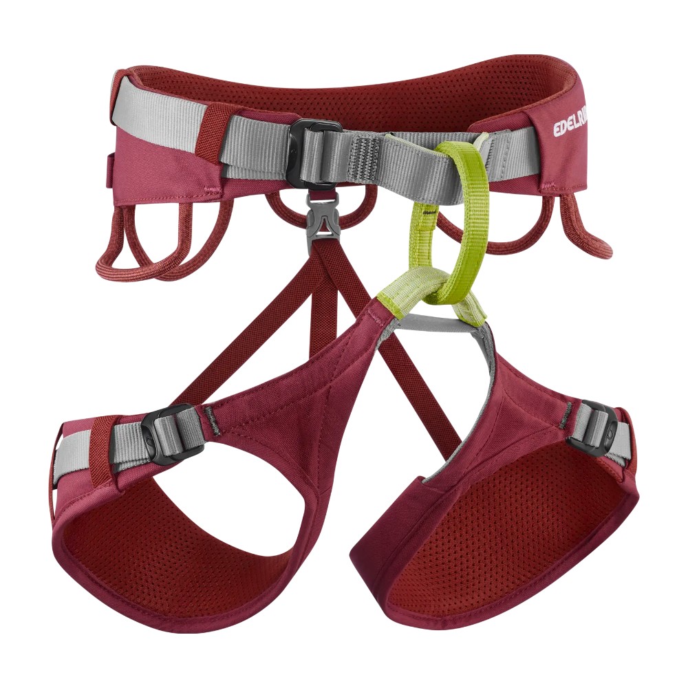 Edelrid Jayne Klatresele til damer - M - Rhubarb red