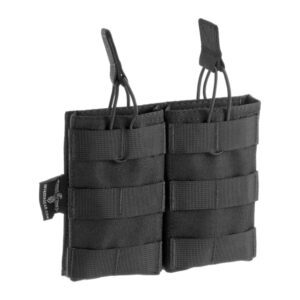 Invader Gear 5.56 Double Direct Action Mag Pouch i Black set forfra
