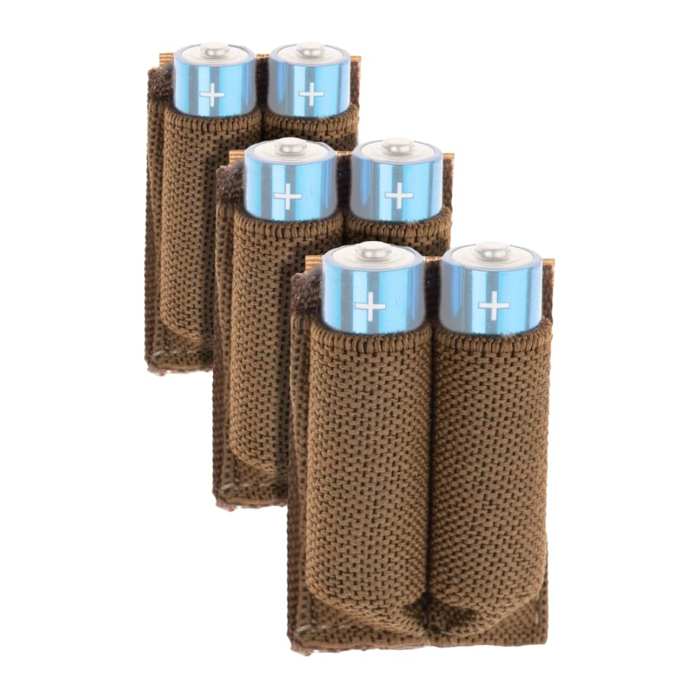 Invader Gear Battery Strap AA 3-pack Batteriholder - Coyote