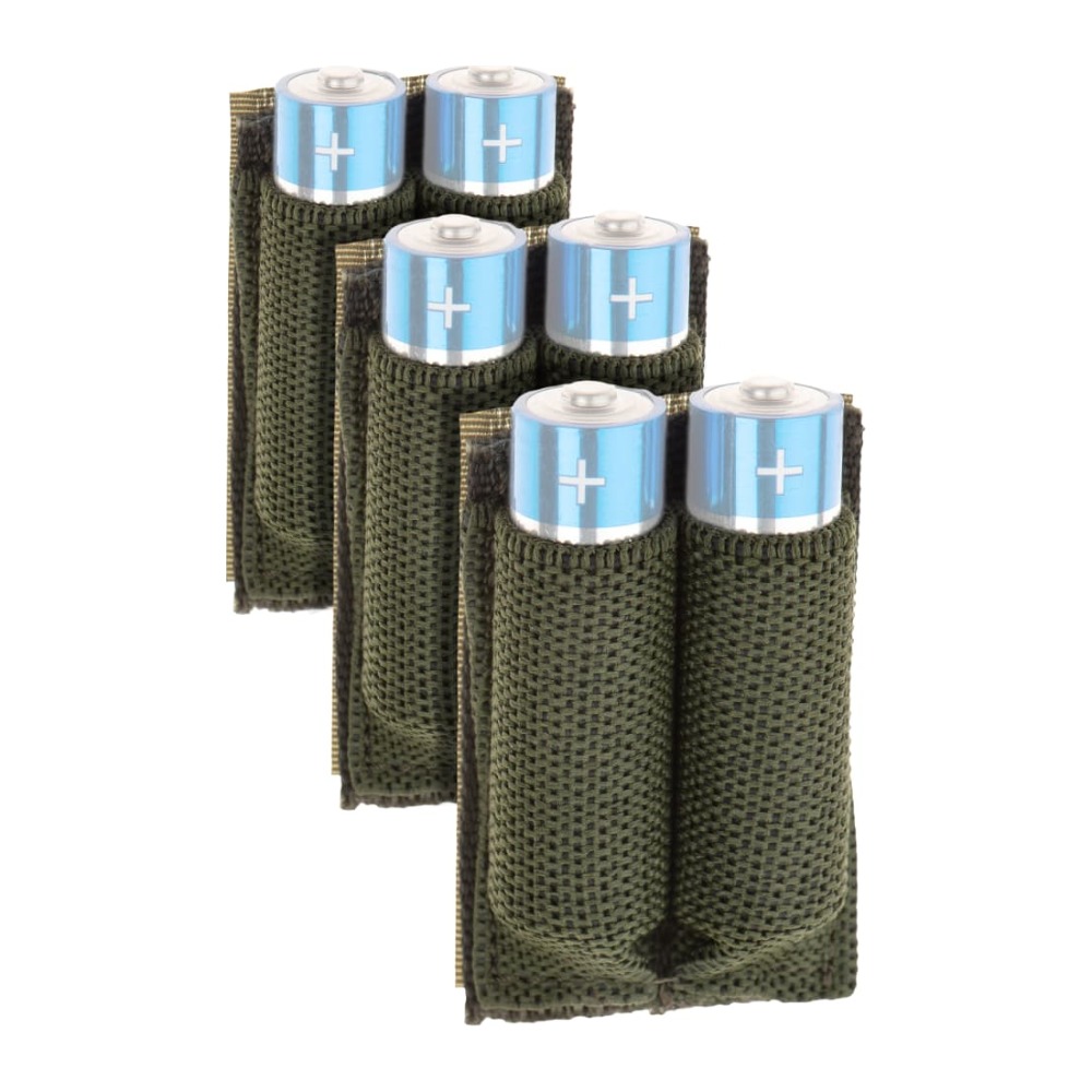 Invader Gear Battery Strap AA 3-pack Batteriholder - Olive Drab