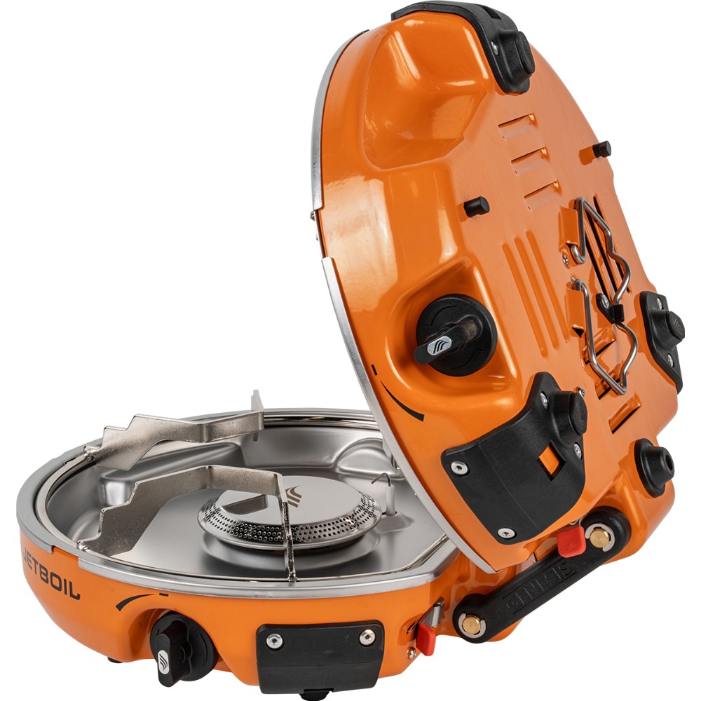 Jetboil Genesis Basecamp Cooking System - Carbon transportabelt gaskøkken med 2 blus