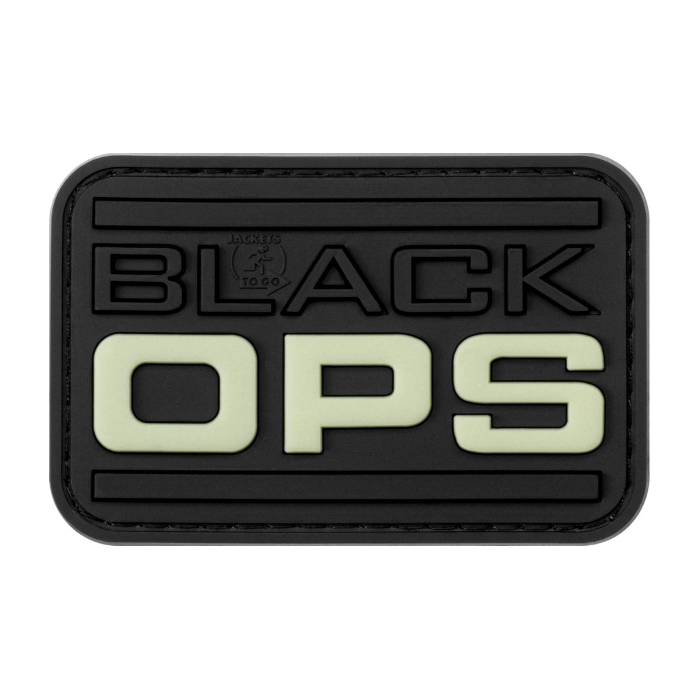 Black OPS Rubber Patch - JTG - Glow In The Dark