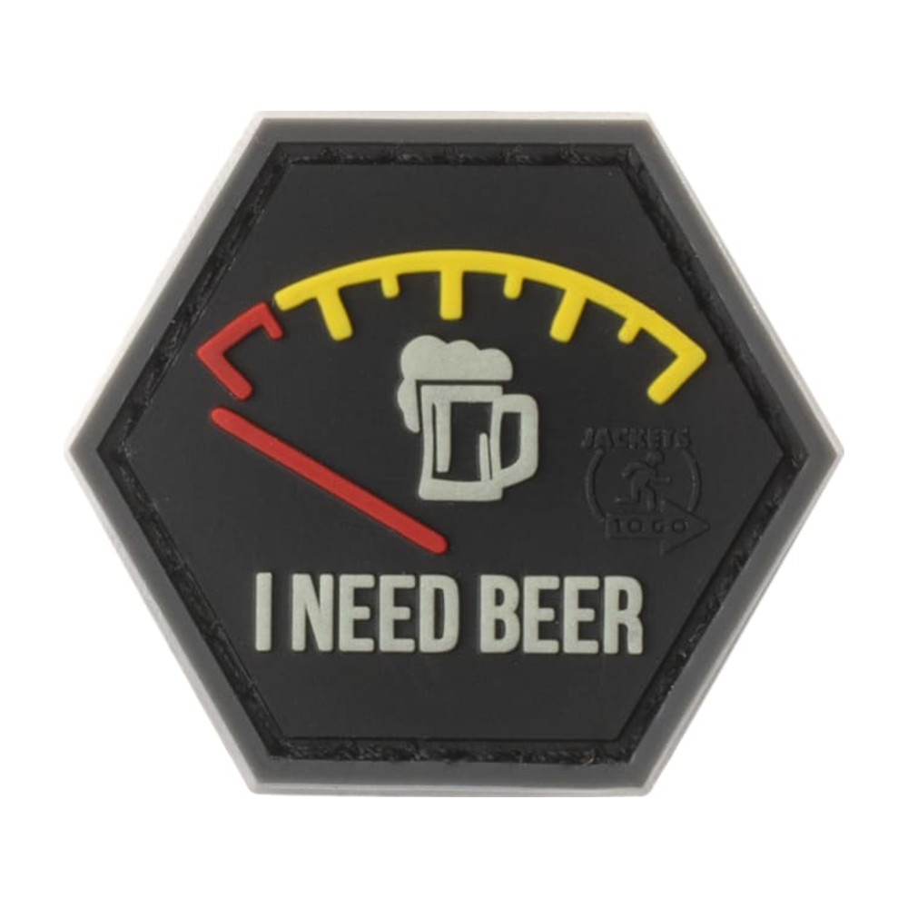 JTG I need Beer Gummi patch - Red