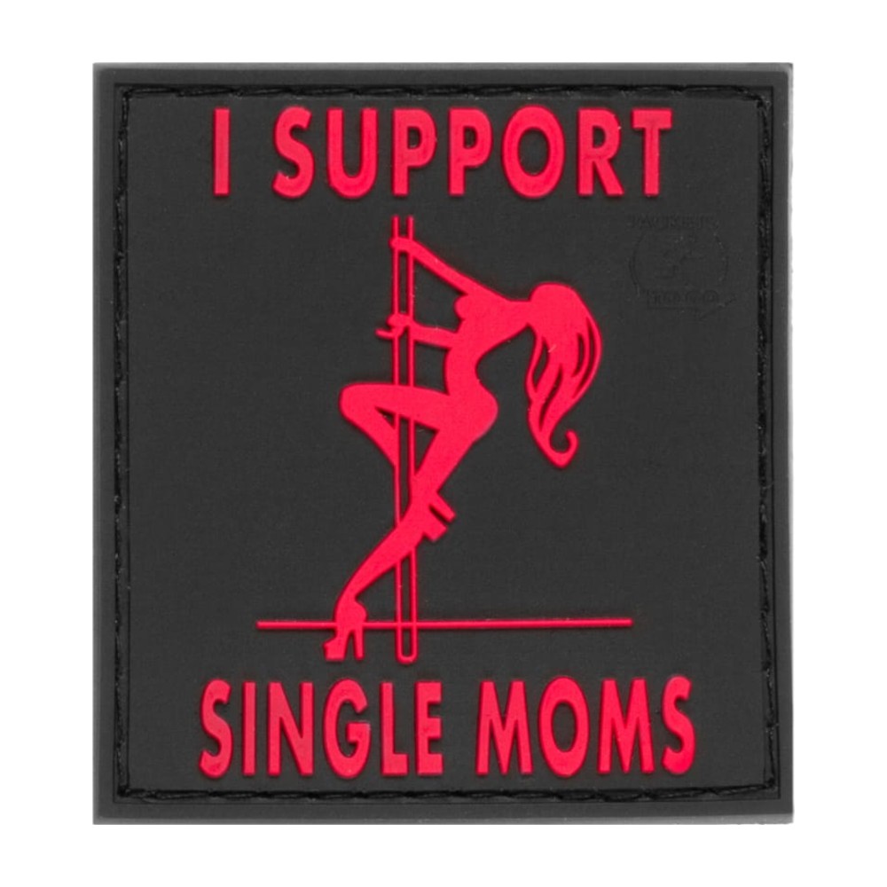 JTG I Support Single Mums Gummi patch - Blackmedic