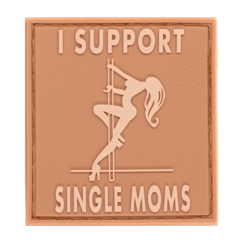 JTG I Support Single Mums Gummi patch - Desert