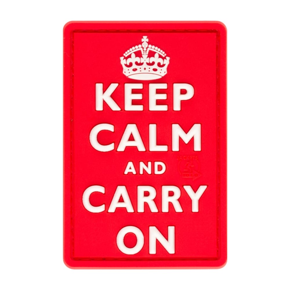 Keep Calm Rubber Patch - JTG