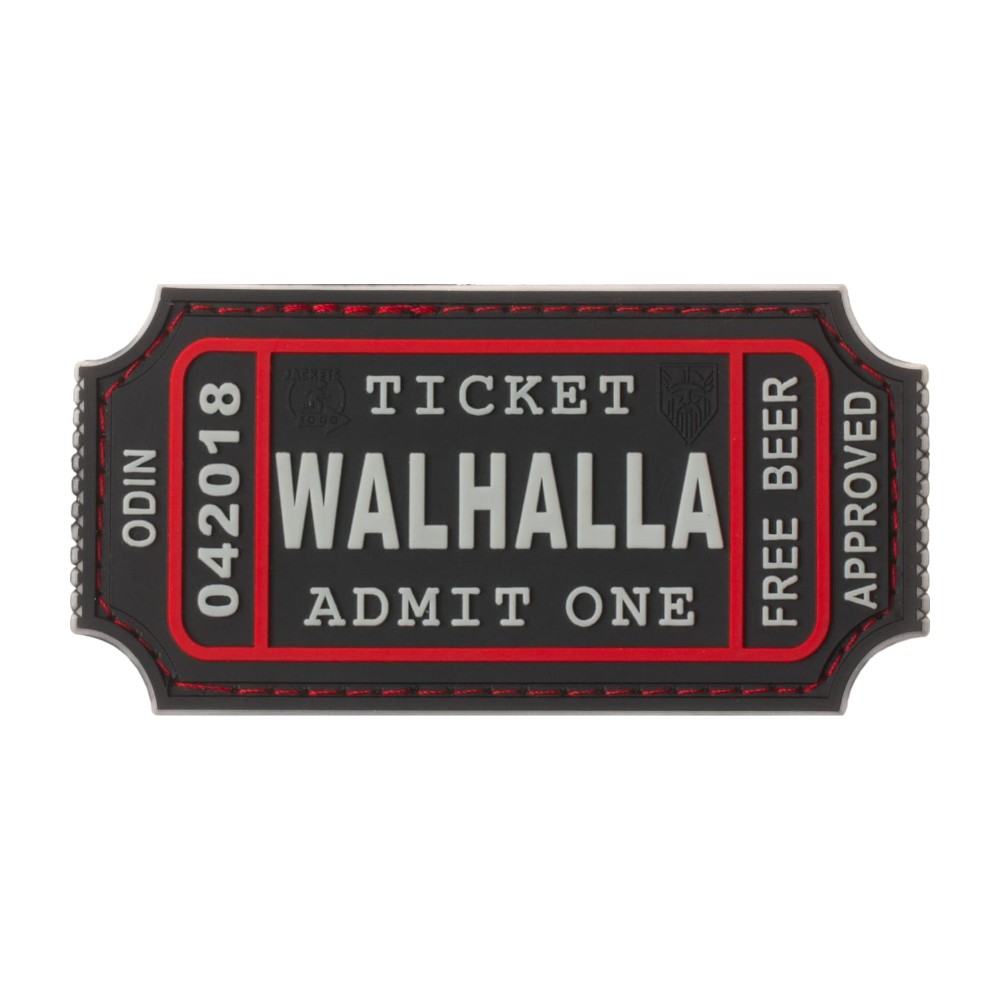 JTG Large Walhalla Ticket Gummi patch - Swat
