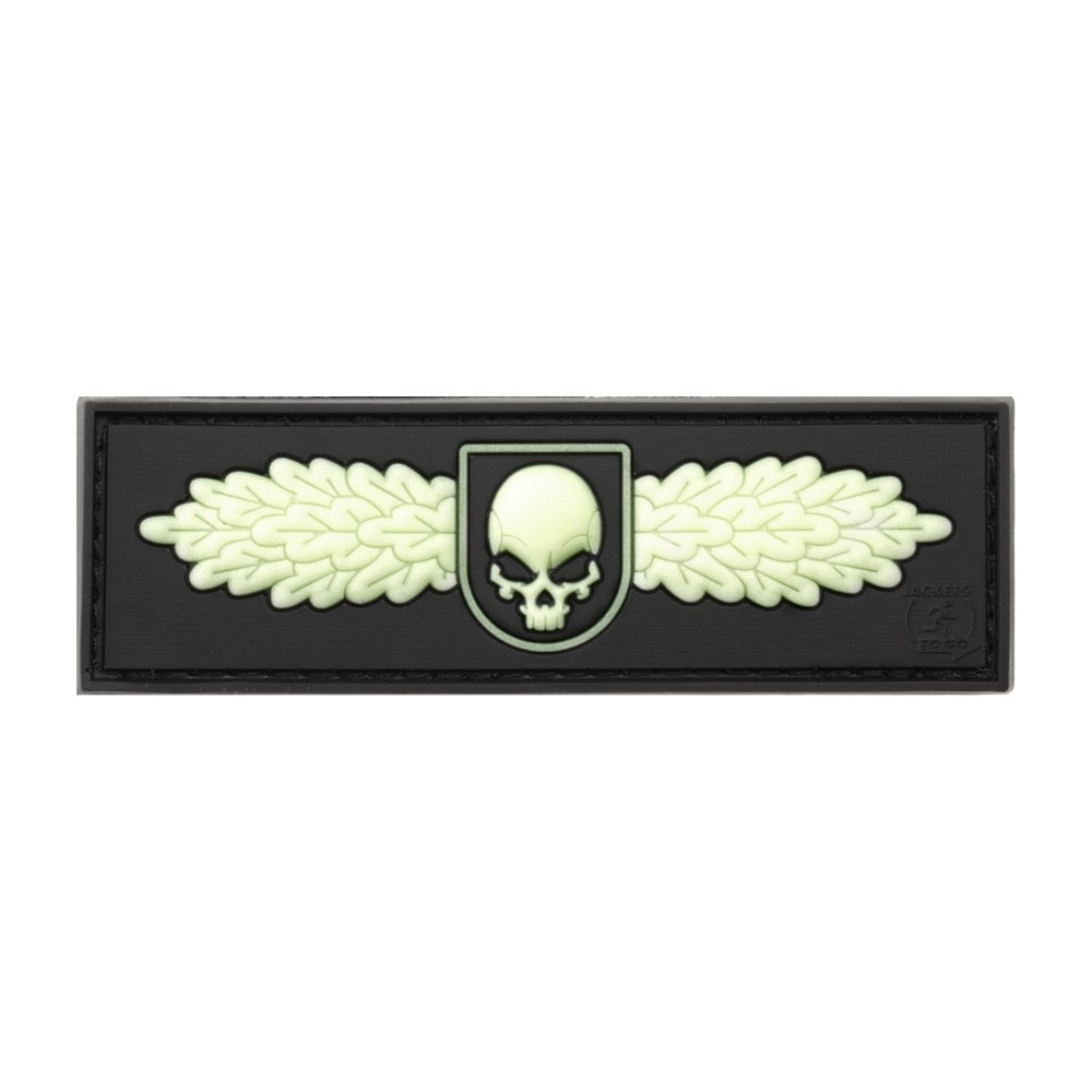 JTG SOF Skull Badge Gummi patch - Glow