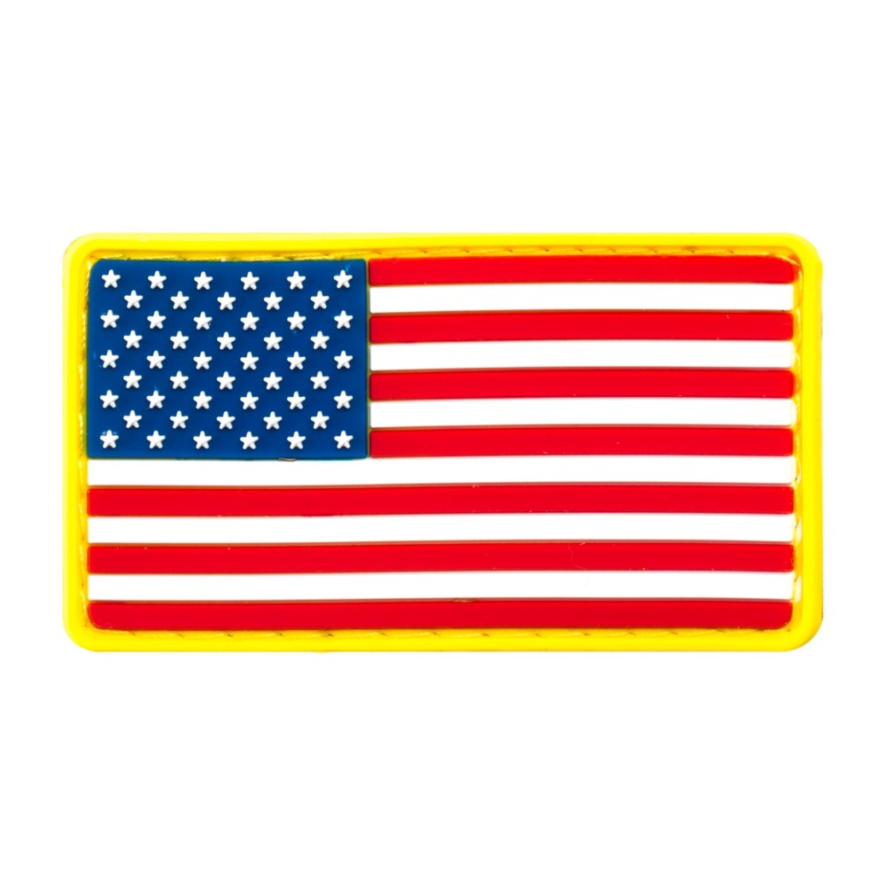 JTG US Flag Gummi patch - Multicolor