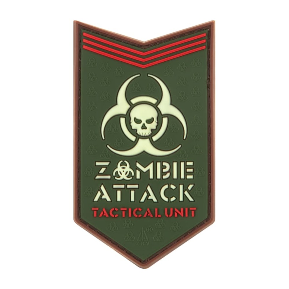 JTG Zombie Attack Gummi patch - Green