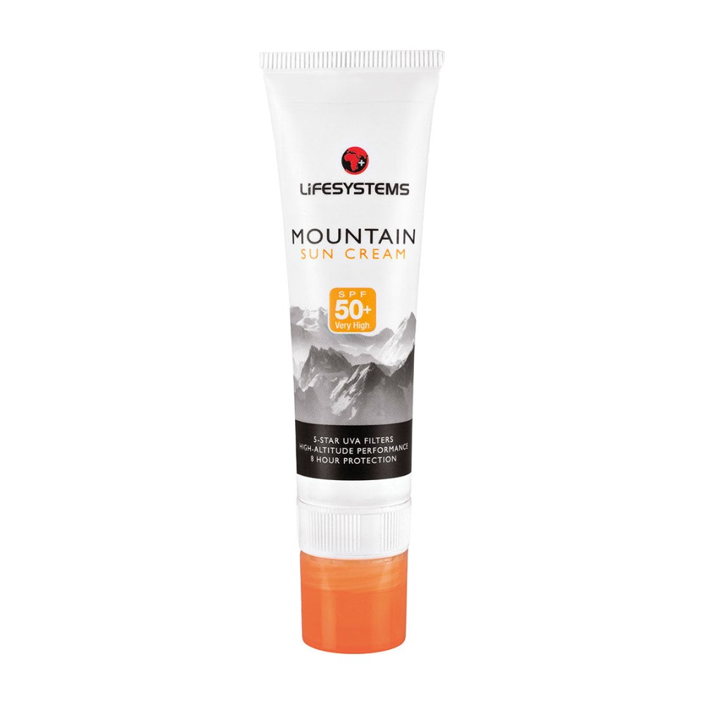 Lifesystems Mountain 2-in-1 Sun Cream + Lip Balm SPF 50+ Solstift