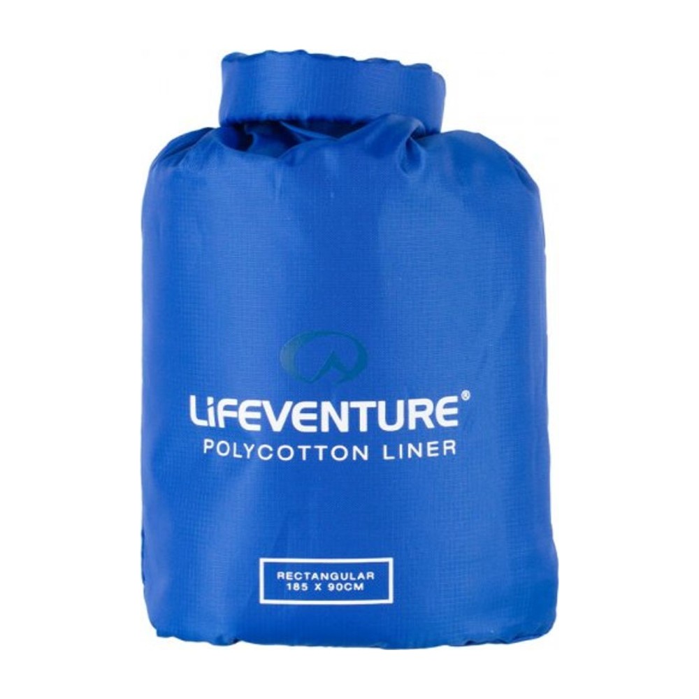 Lifeventure Polycotton Sleeping Bag Liner Navy Lagenpose