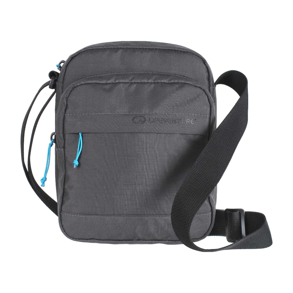 Lifeventure RFID Shoulder Bag Recycled Grey Skuldertaske med RFID