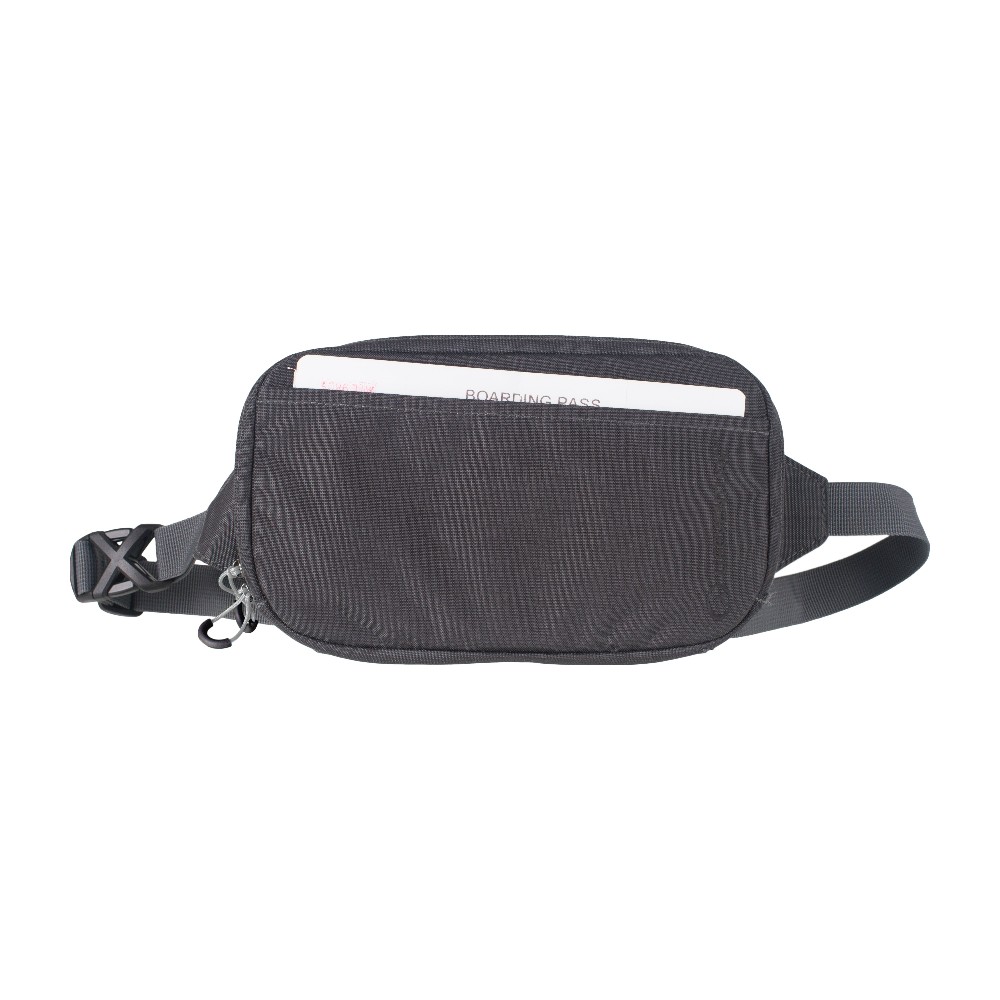 Lifeventure RFID Travel Belt Pouch Recycled Grey Rejsepung med RFID