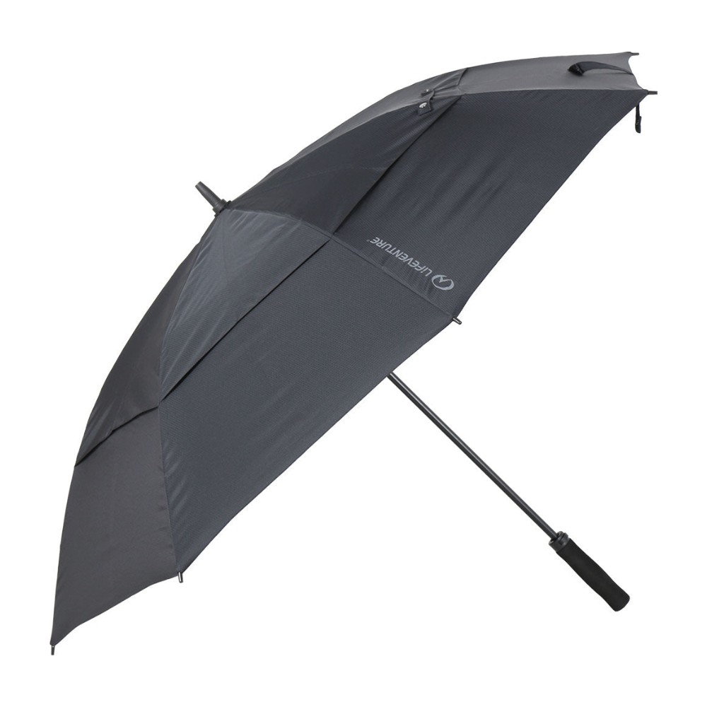 Lifeventure Trek Umbrella, Extra Large, Black - Paraply