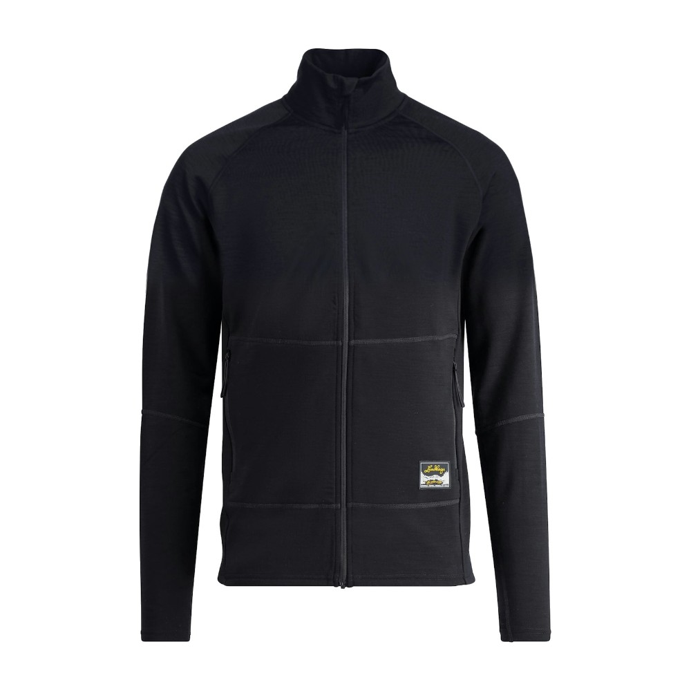 Lundhags Tived Merino Full Zip Ws Merino trøje dame - XS - Black