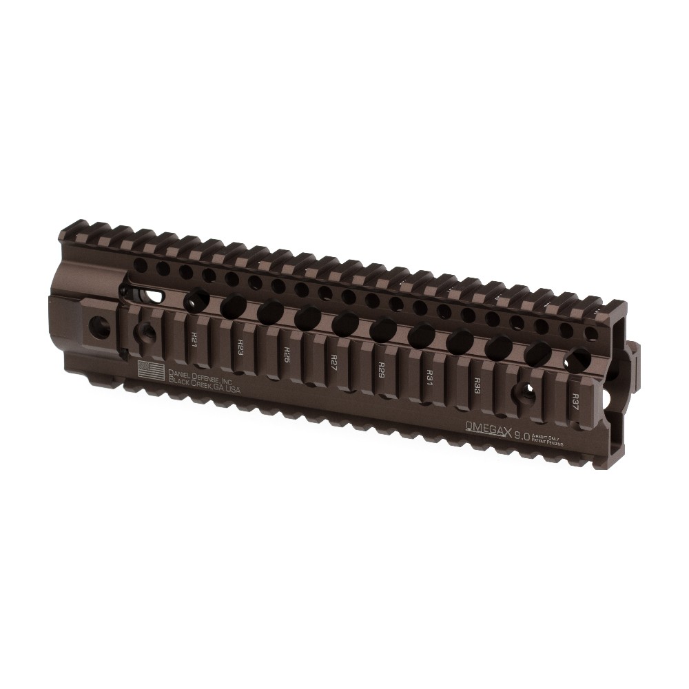 Madbull Daniel Defense 9 Inch OmegaX Rail Handguard med Picatinny-skinne - Tan