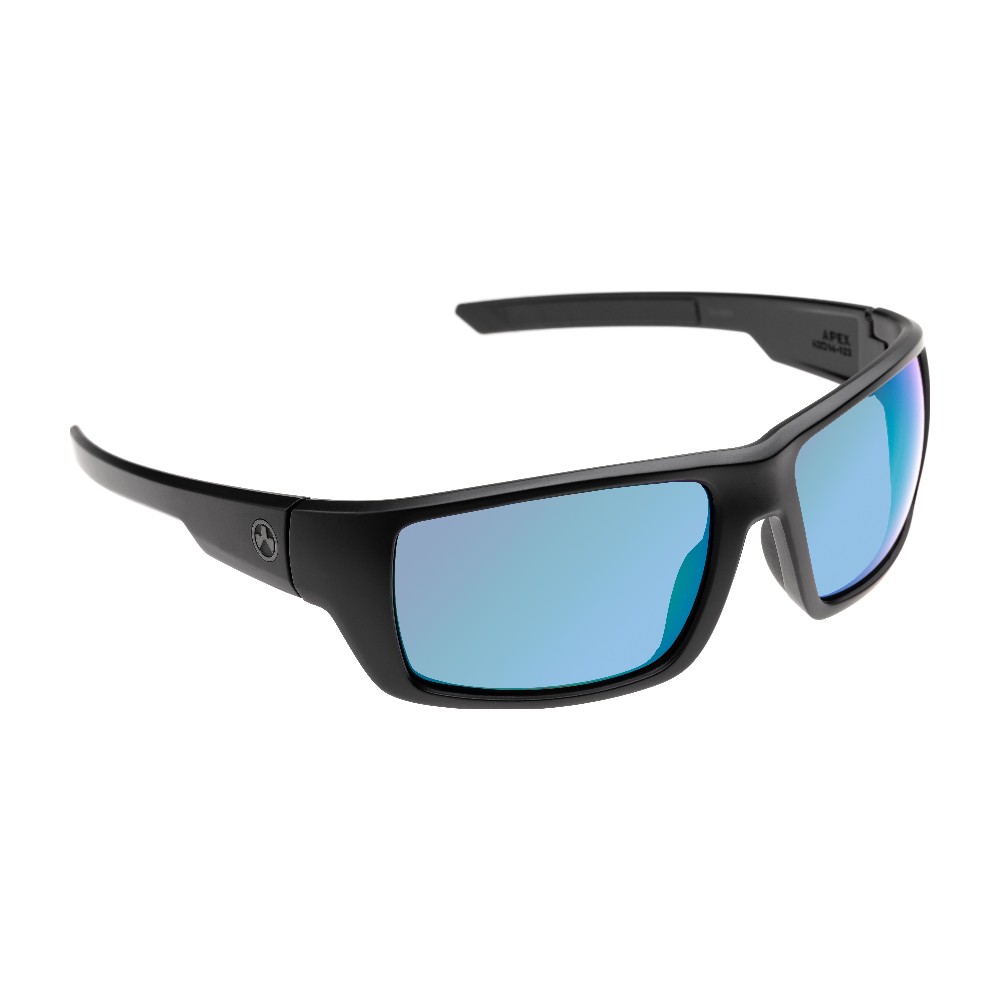 Magpul Apex Solbriller - Black / Violet Green Mirror Polarized