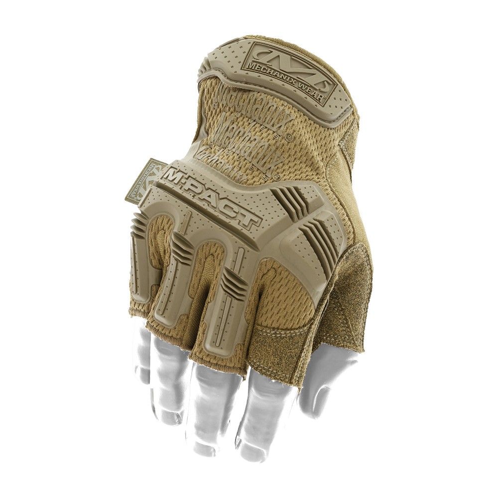 Mechanix Wear M-Pact Fingerless Coyote Fingerløse handsker