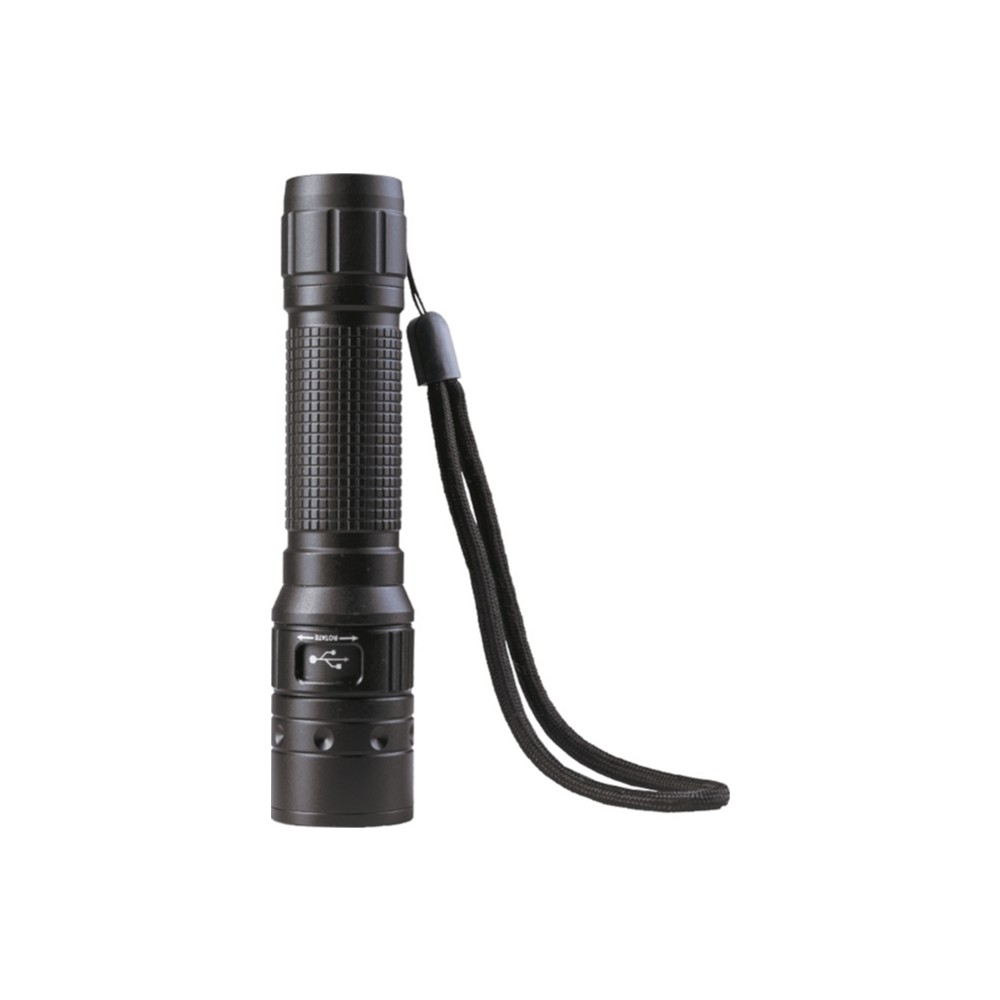 Mil-Tec Operator MT1R Recharge Flashlight Genopladelig lommelygte