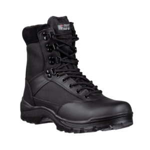 Mil-Tec Tactical Boots – sorte støvler med YKK lynlås i 15