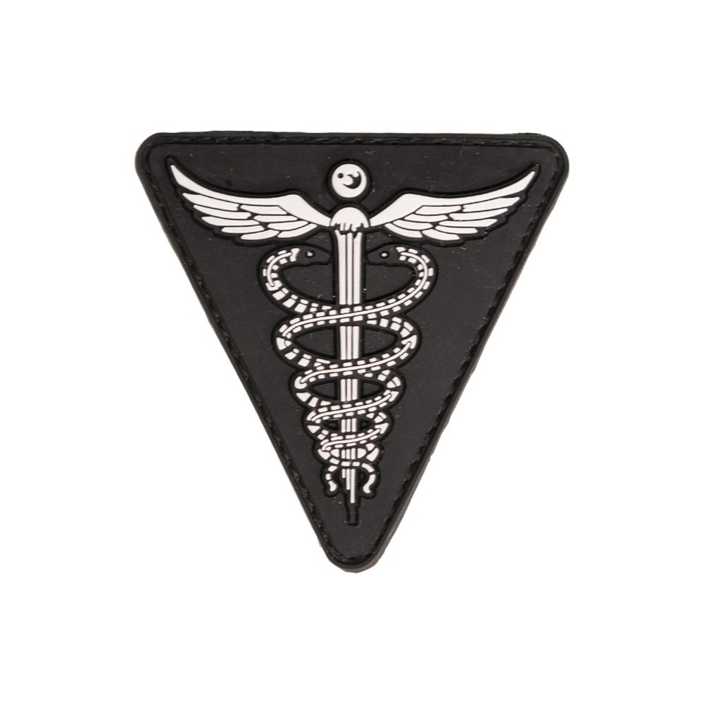 Mil-Tec PVC Medical 3D Patch Black Medical patch