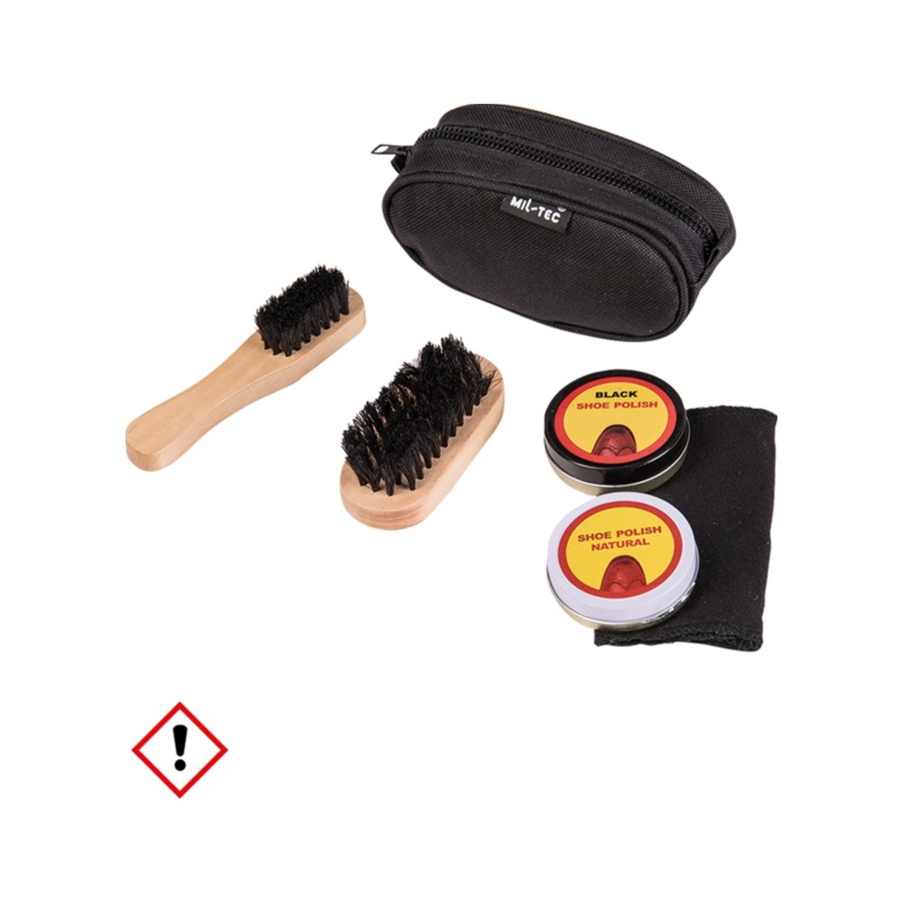 Mil-Tec Shoe Cleaning Kit Black Skopudsesæt