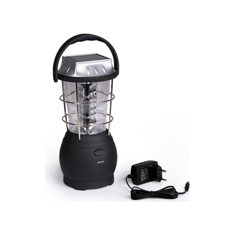 Mil-Tec 3-Way Lantern Black Solcelle lanterne