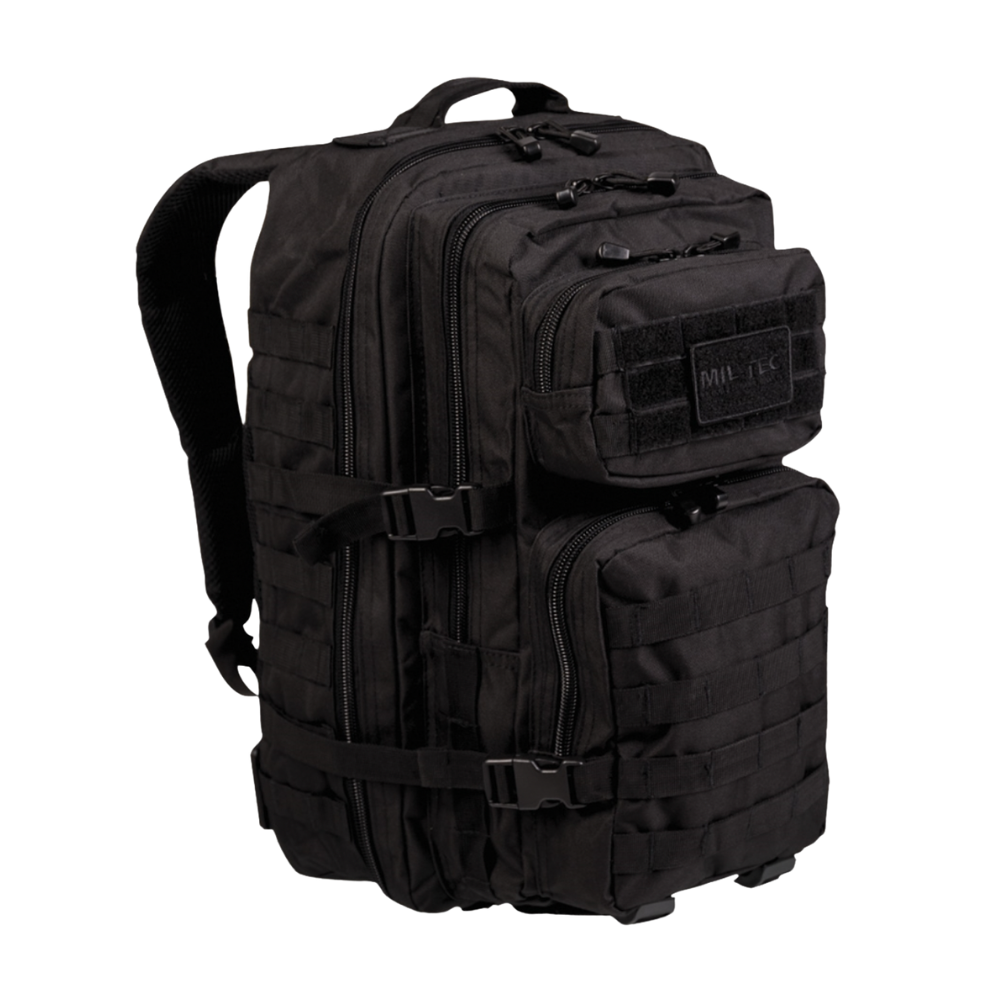 Mil-Tec US Assault Pack Large Sort rygsæk 36L
