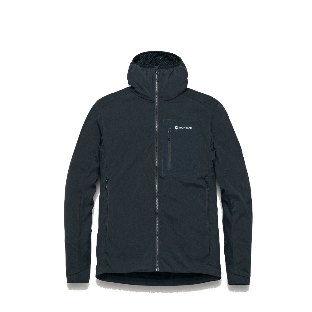 Montane Khamsin Lite Hoodie Softshelljakke til herre - Black