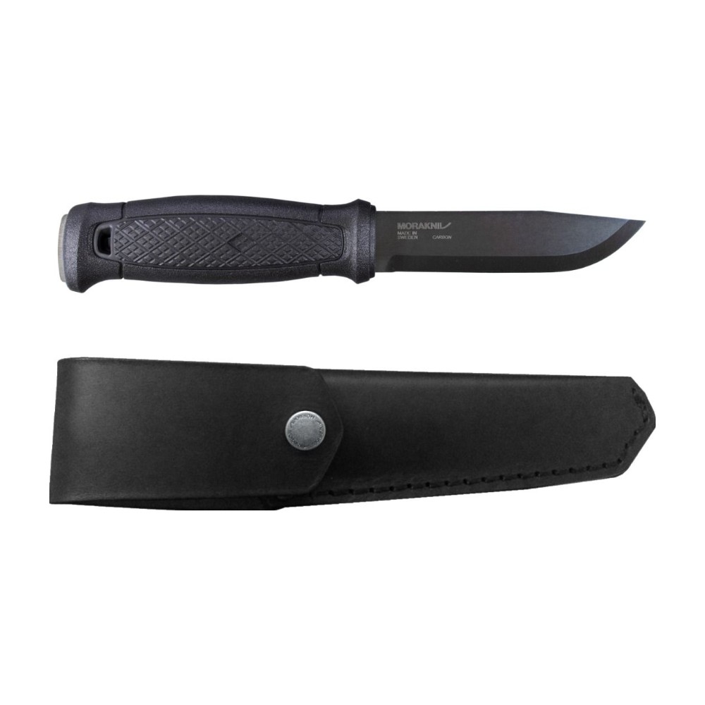 Morakniv Garberg Black Blade (C) with leather sheath Bushcraftkniv