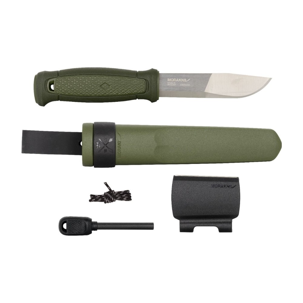 Morakniv Kansbol (S) with Survival Kit Overlevelseskniv - Grøn