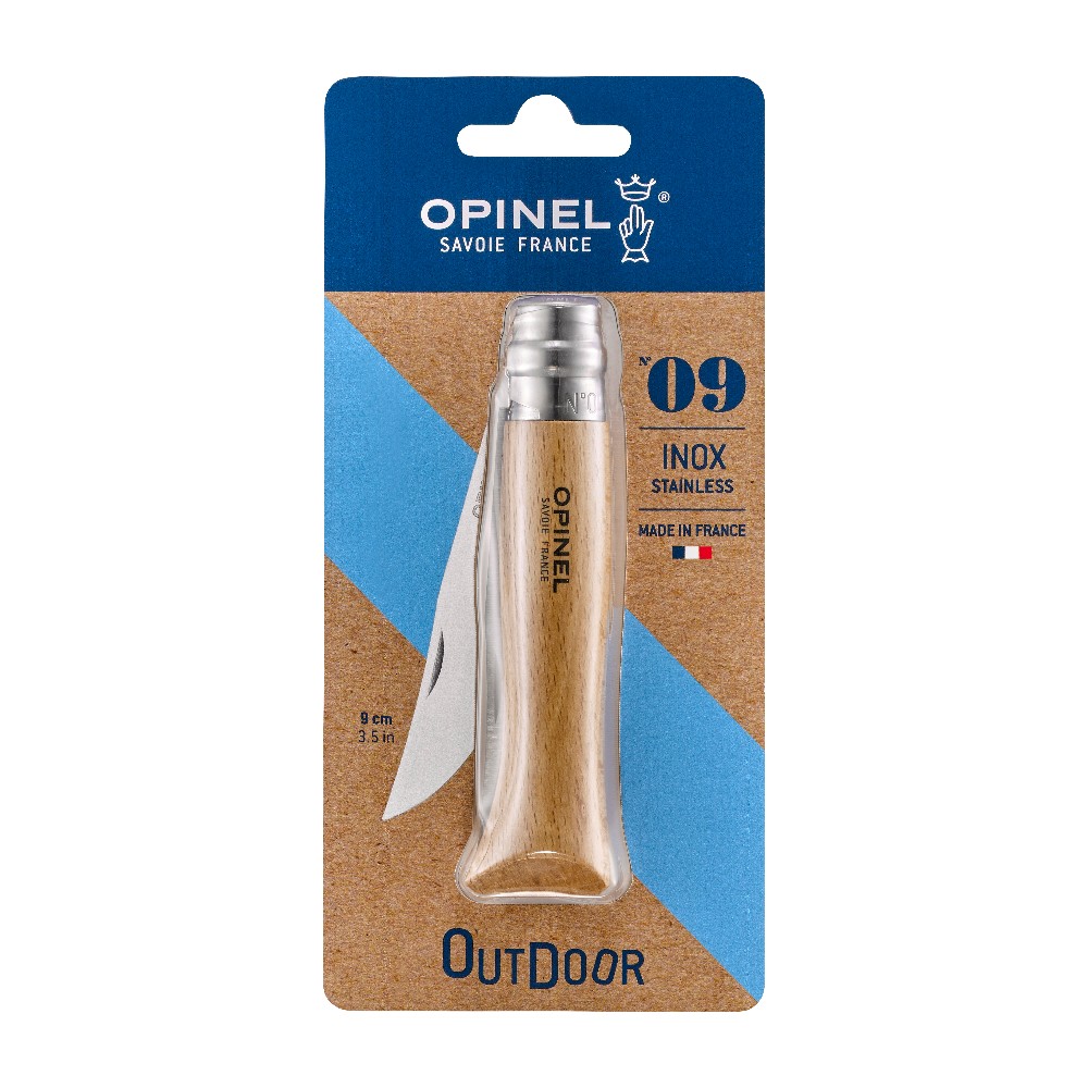 Opinel N°09 Stainless Steel Foldekniv