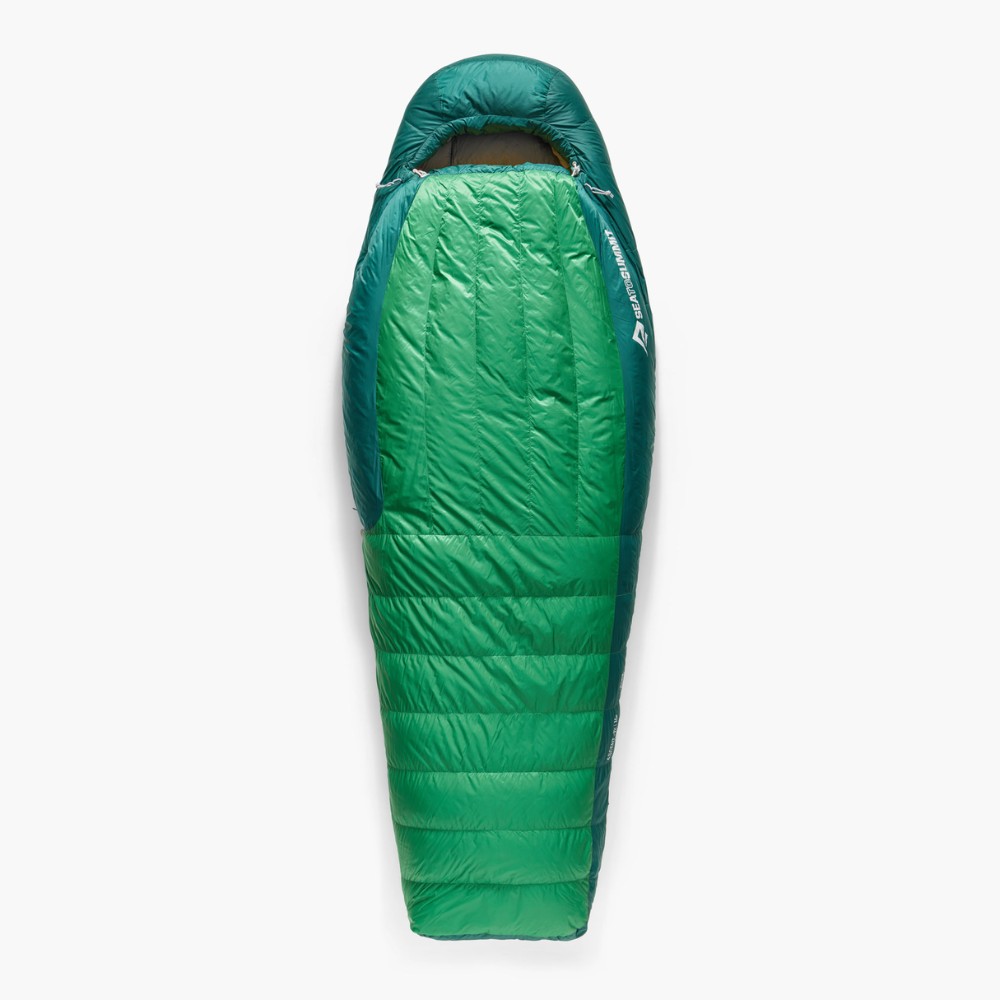 Sea to Summit Ascent -9c Down Sleeping Bag (Grøn (RAIN FOREST GREEN) Personlængde 185 cm)