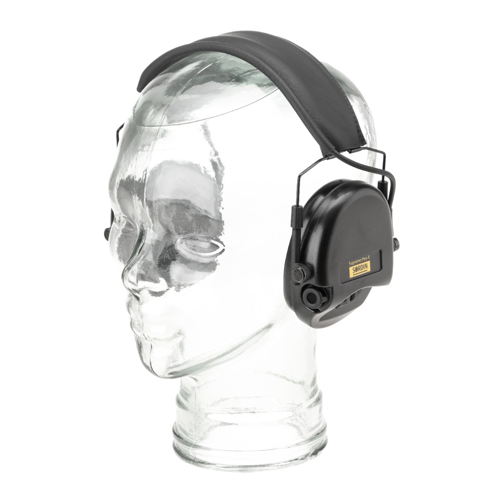 Sordin Supreme Pro-X Slim elektronisk høreværn - Black