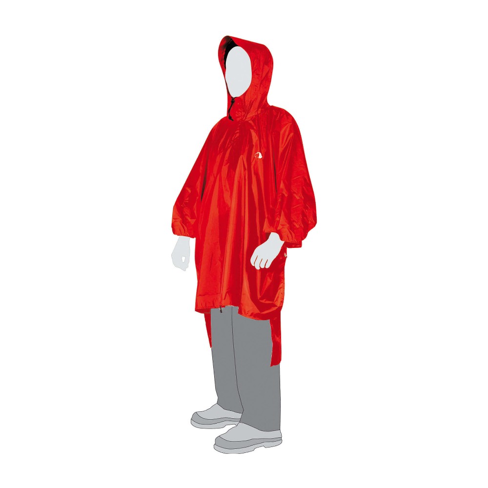 Tatonka Poncho 2 (M-L) Regnponcho - Red